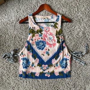 Free people high neck sleeveless blouse